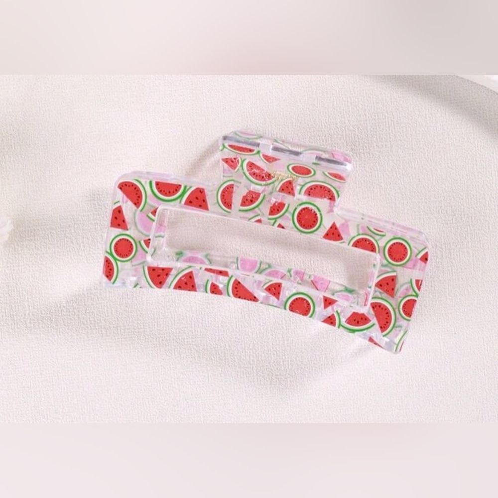 💕$2 Bundled 1 pc. Watermelon Fruit Hair Claw